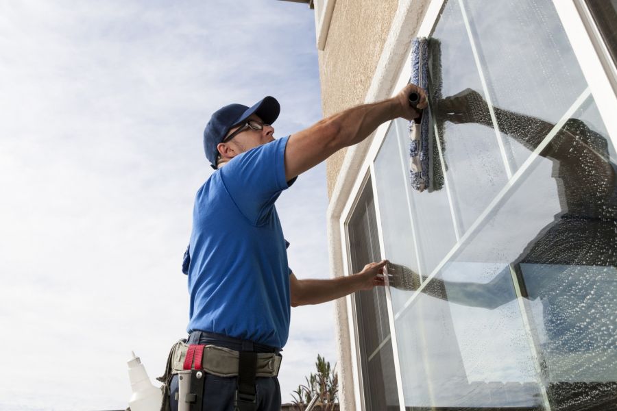 Commercial Window Cleaning by Trustworthy Cleaning Services LLC